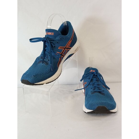 Asics Men's Feel Fast Blue White Orange Athletic Shoes Size 10 - Picture 1 of 11